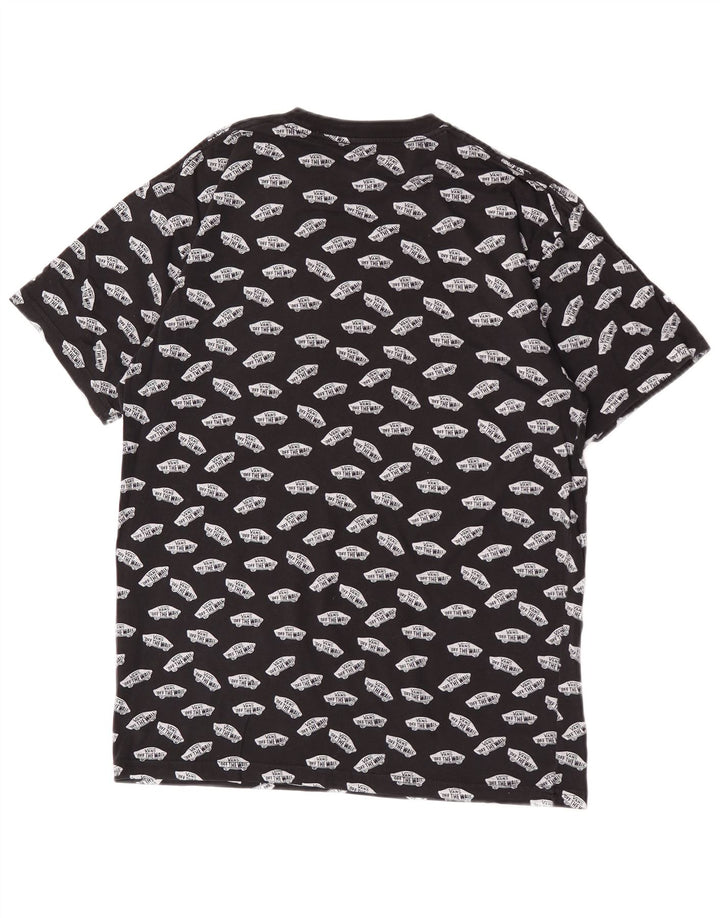 Vans Herren-T-Shirt mit Grafik, mittelschwarze Baumwolle