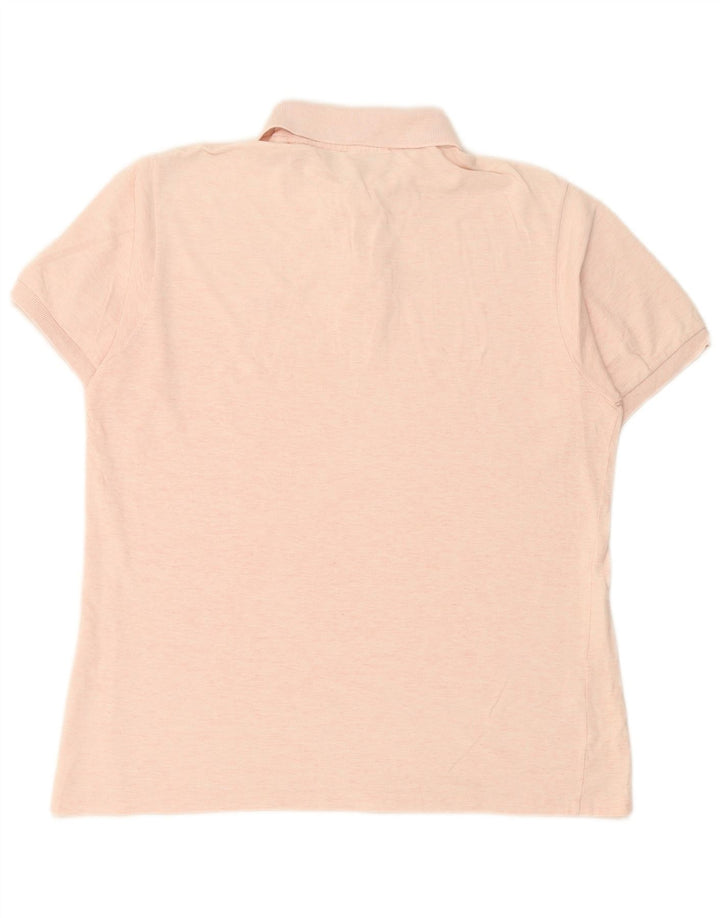 LACOSTE Herren-Poloshirt, Größe 5, groß, Rosa
