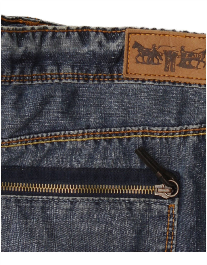 Levi's Damen Mini-Jeansrock W38 XL Blau