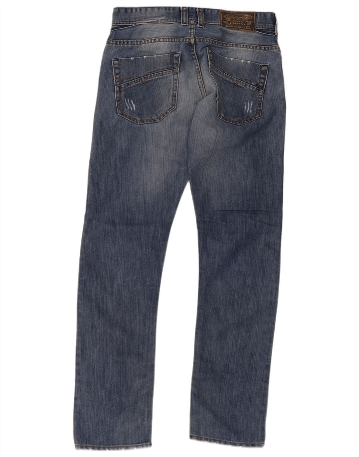 Diesel Herren Distressed Slim Jeans W31 L31 Blaue Baumwolle