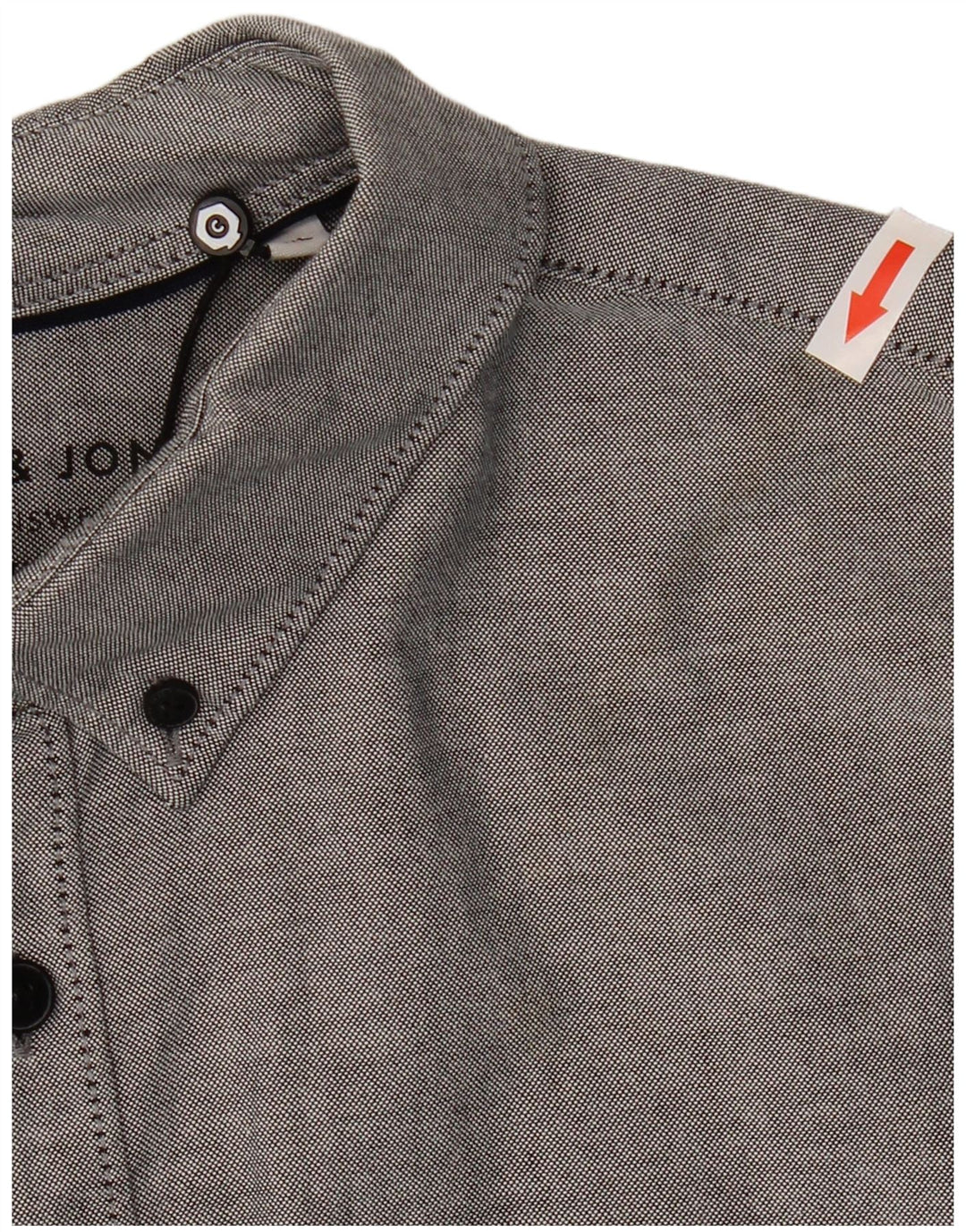 Jack & Jones Herren Slim Fit Hemd XL Grau Baumwolle