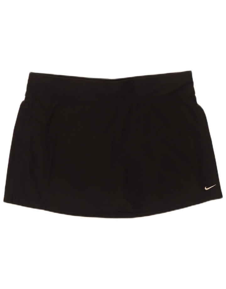 Nike Damen Dri Fit Skort UK 16 Large Schwarz Polyester