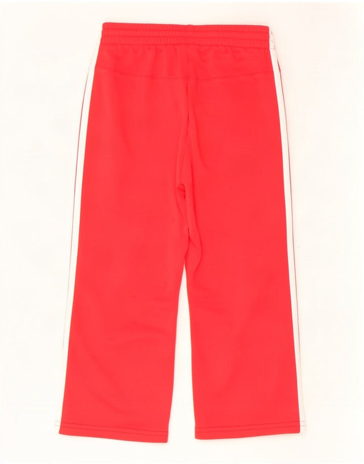 Adidas Mädchen-Trainingshose, 7–8 Jahre, rotes Polyester