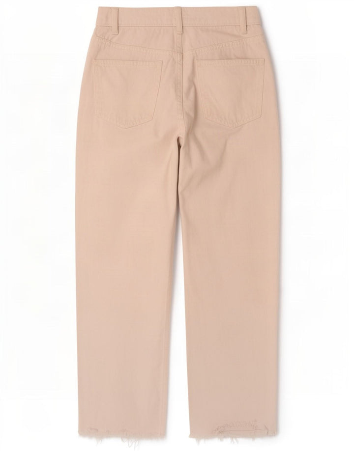 Zara Damen Straight Jeans EU 38 Small W28 L27 Weiß