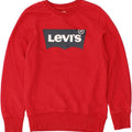 LEVI'S Boys Graphic Sweatshirt Jumper 11-12 Years Red Cotton Vintage Levi's and Second-Hand Levi's from Messina Hembry 