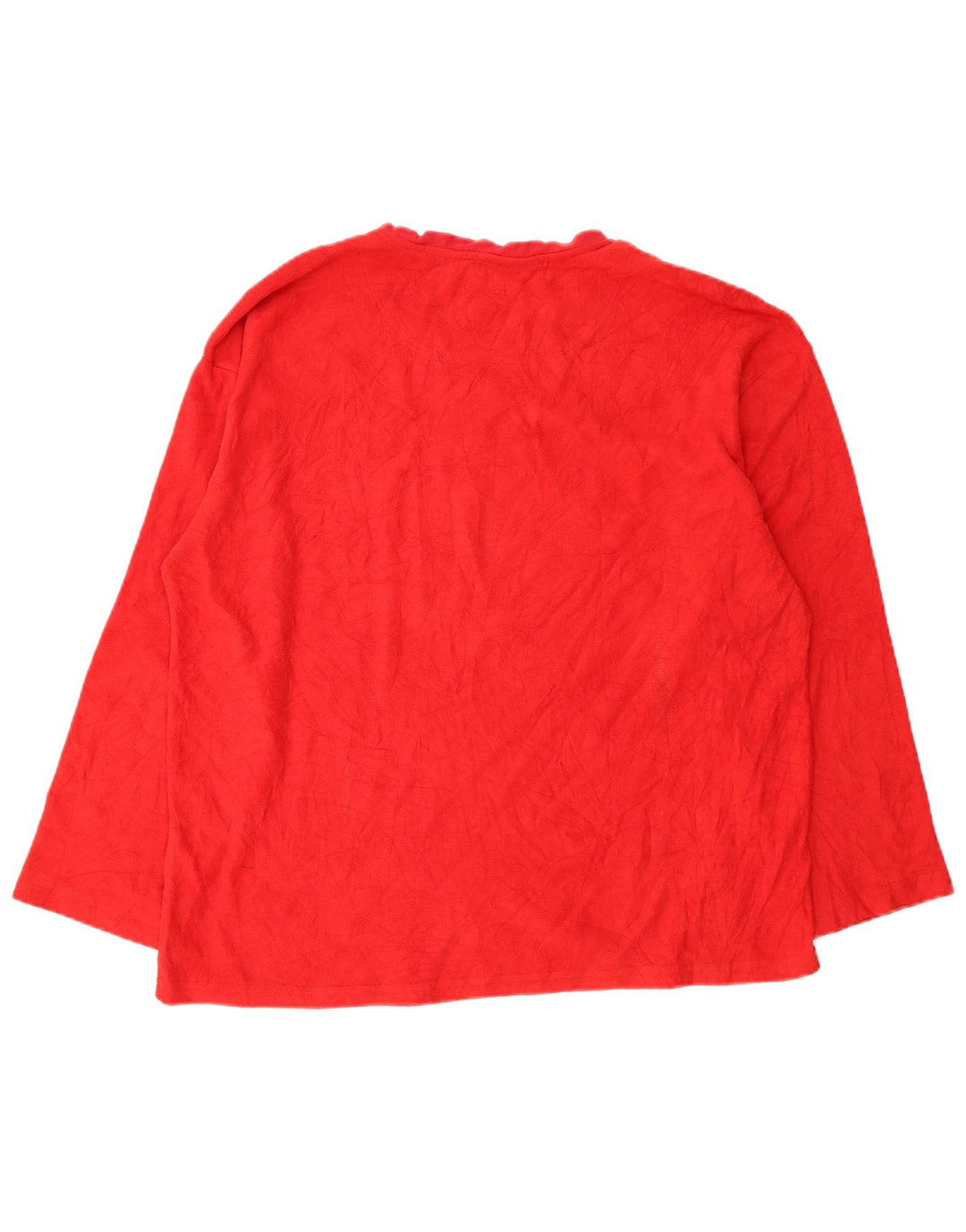 Chaps Herren-Fleece-Oberteil, langärmelig, XL, Rot, Polyester