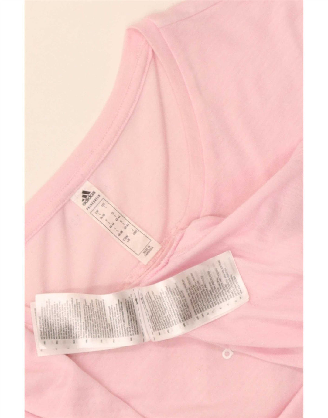 Adidas Damen Aeroready Top Langarm UK 16/18 Large Rosa Polyester