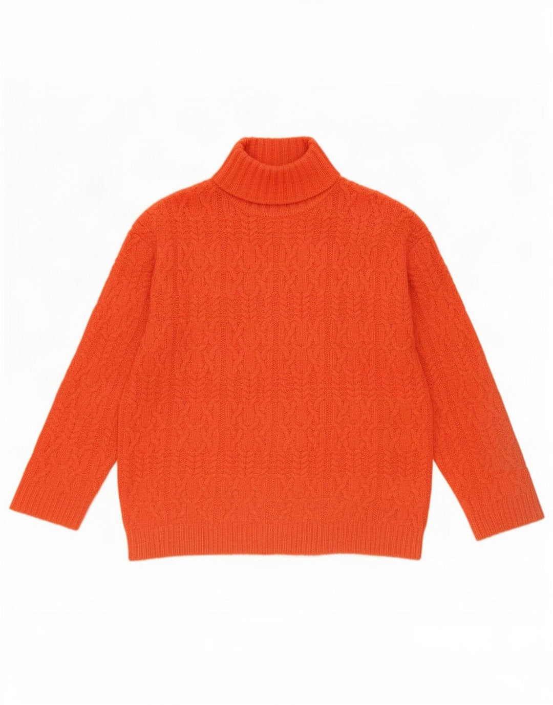 Marks & Spencer Rollkragenpullover für Damen, Gr. 10, Größe S, Orange