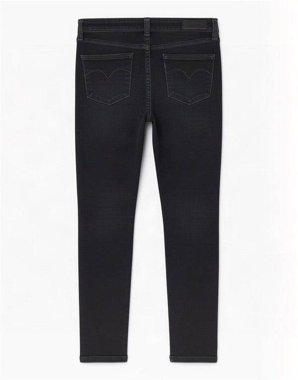 Levi's Damen Demi Curve Skinny Jeans US 5 Medium W30 L29 Schwarze Baumwolle