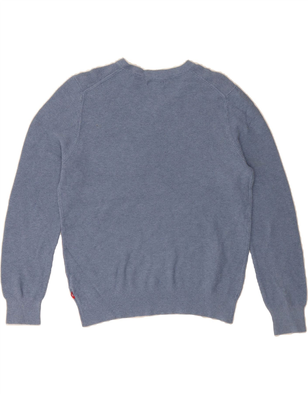 IZOD Mens V-Neck Jumper Sweater Small Blue Cotton Vintage Izod and Second-Hand Izod from Messina Hembry 