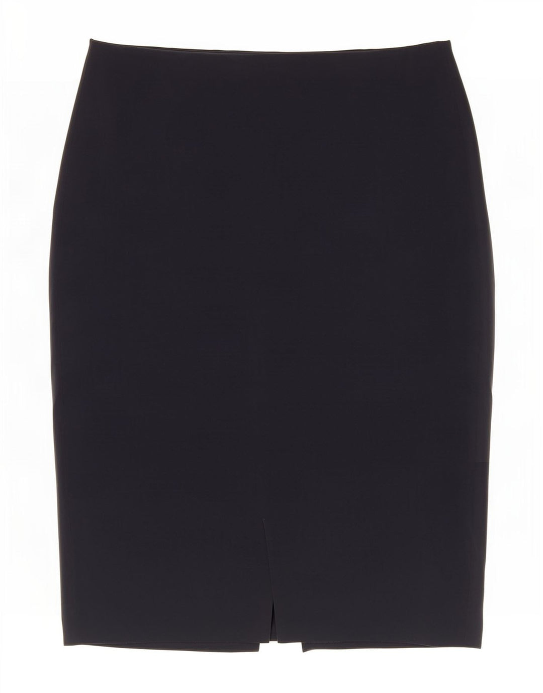 Benetton Damen Bleistiftrock IT 44 Medium W30 Marineblau Polyester