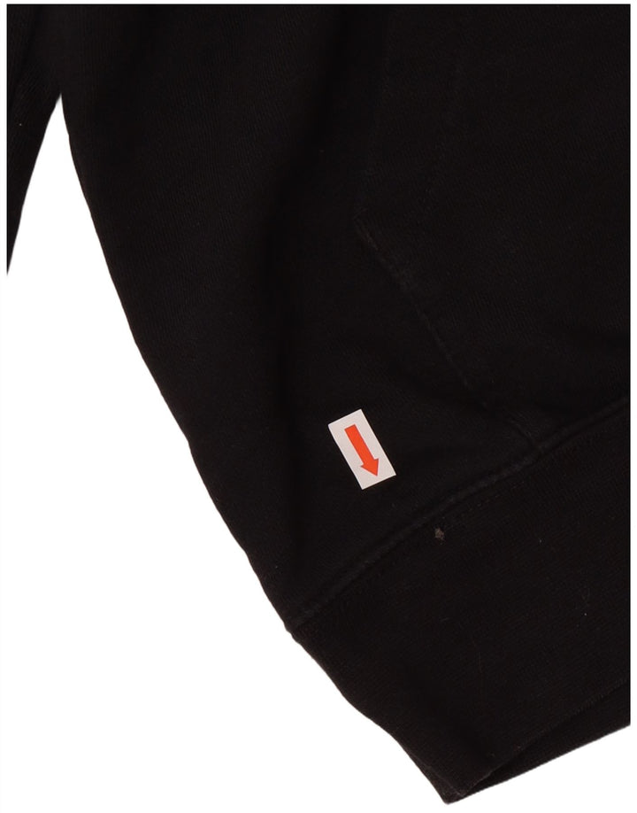 Nike Damen-Pullover mit übergroßem Kapuzenpullover, Gr. 10, Größe S, Schwarz, Baumwolle