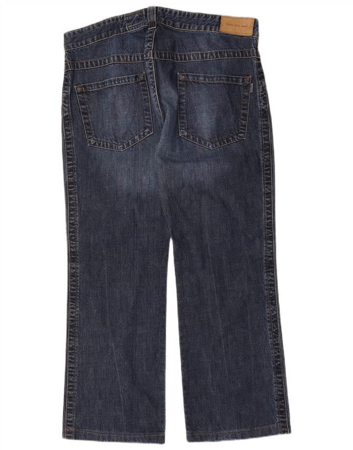 Calvin Klein Herren Loose Jeans W38 L30 Blaue Baumwolle