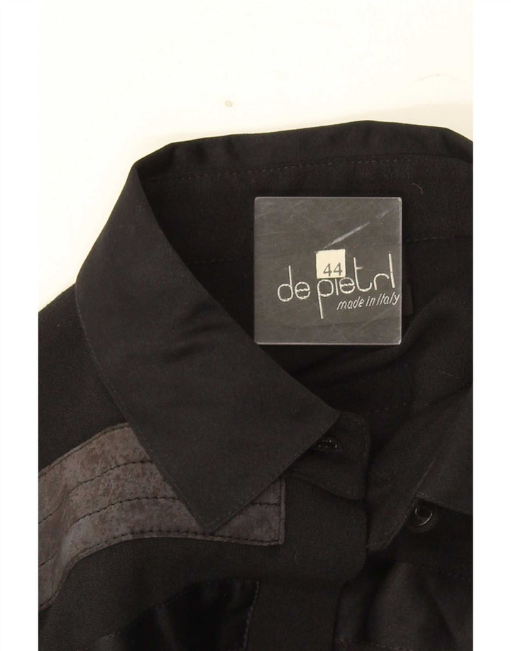 De Pietri Damen-Overall mit langen Ärmeln, IT 44, Mittelschwarz, Farbblock