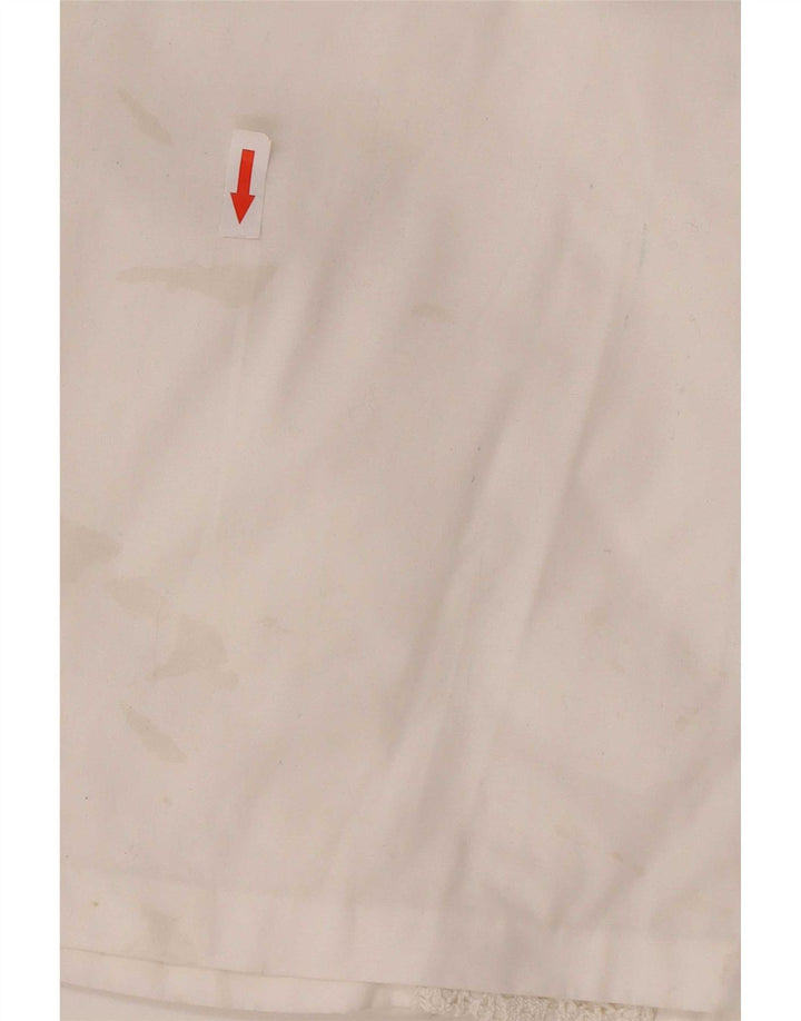 Vintage Damen Shirt IT 44 Mittelweiße Baumwolle