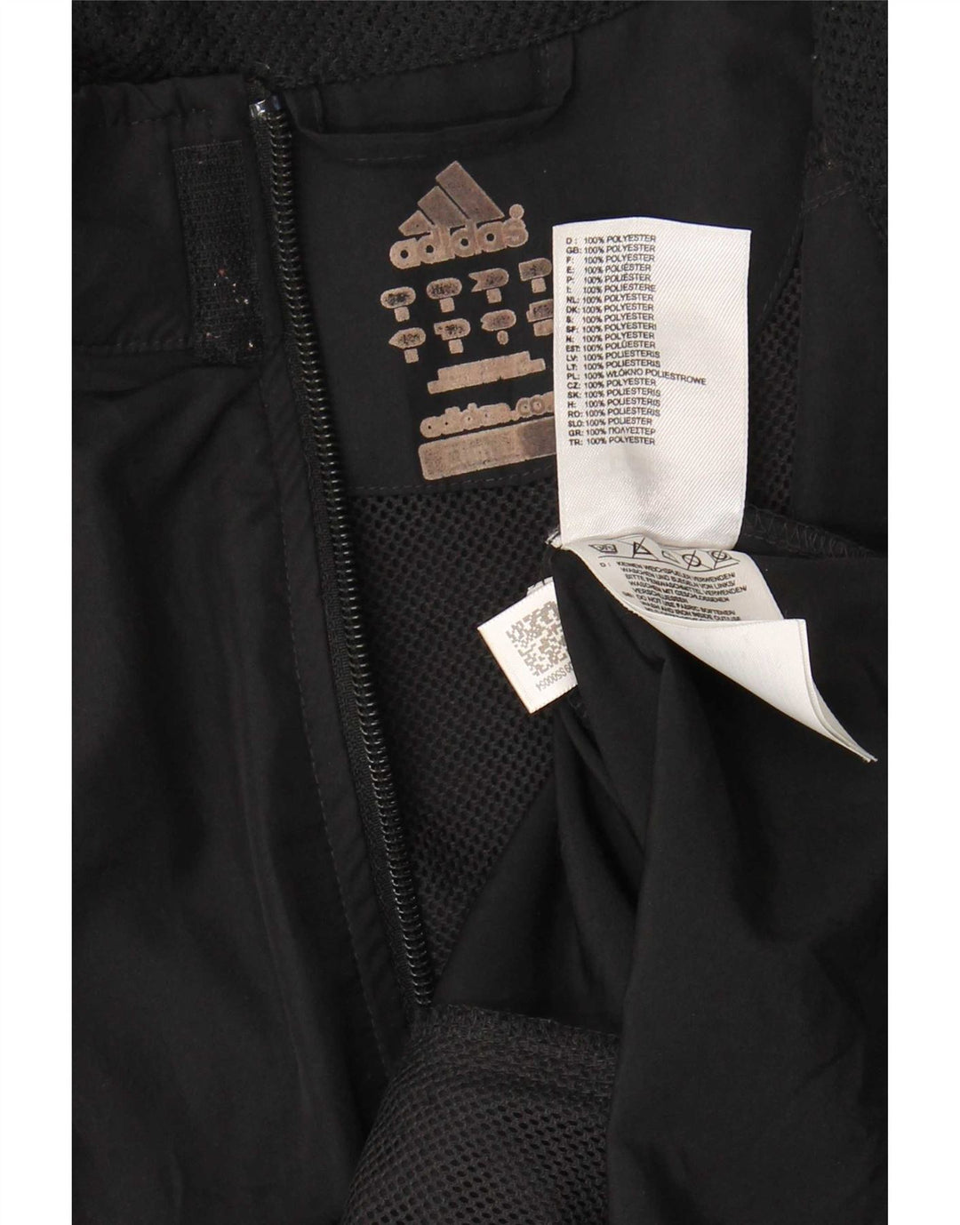 Adidas Herren Clima Proof Regenjacke UK 38 Medium Schwarz Polyester