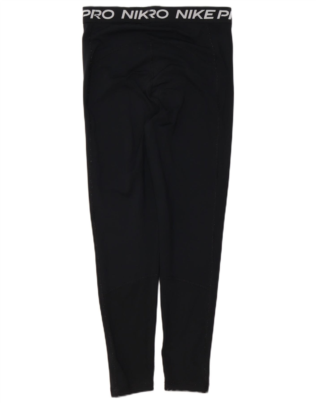 NIKE Damen Dri Fit Graphic Leggings UK 12 Medium Schwarz