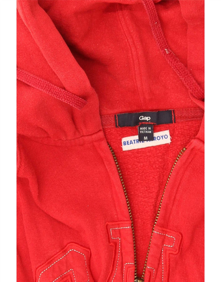Gap Kapuzenpullover mit grafischem Reißverschluss für Jungen, 11–12 Jahre, Mittelrot