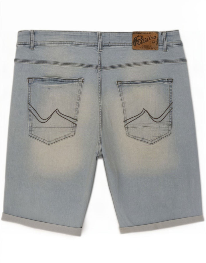 Petrol Industries Herren-Jeansshorts, normal, Größe W36, Blau
