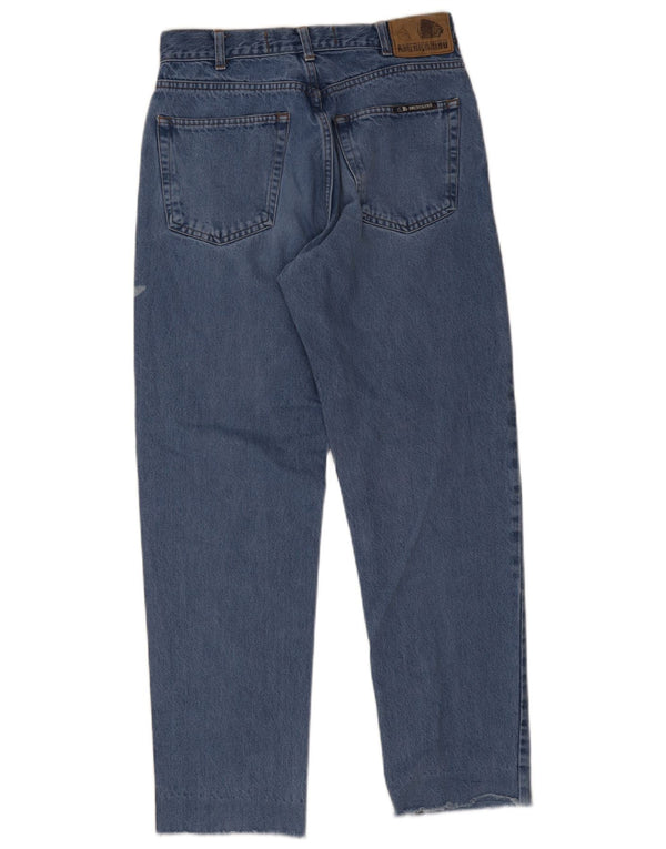 Americanino Damen Tapered Jeans IT 44 Medium W30 L30 Blaue Baumwolle