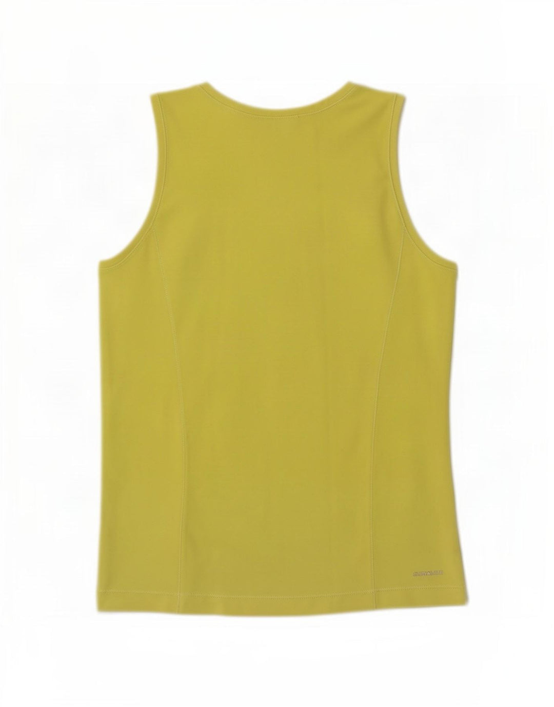 Adidas Damen Climalite Weste Top UK 14 Mittelgelbes Polyester