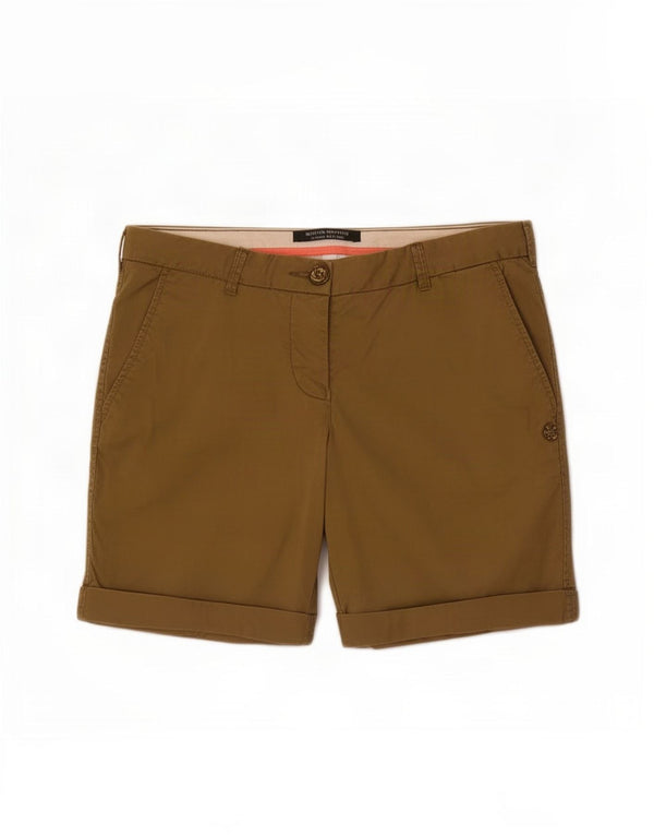 Maison Scotch Damen Chinoshorts Small W27 Khaki Baumwolle