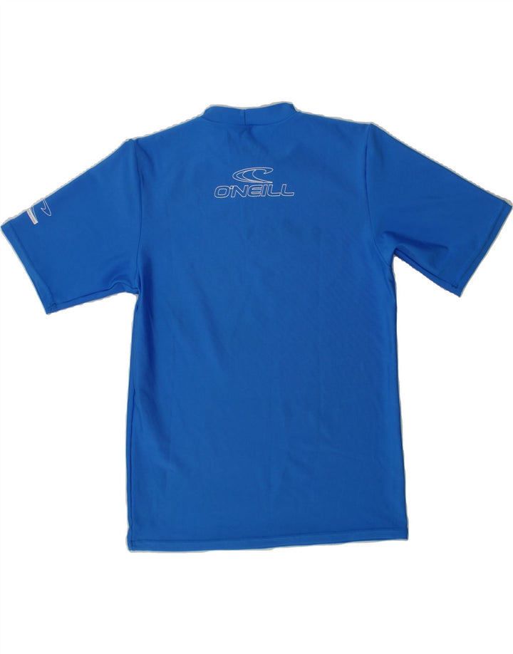 O'NEILL Boys Slim Fit Graphic T-Shirt Top 7-8 Years Blue Polyester Vintage O'Neill and Second-Hand O'Neill from Messina Hembry 