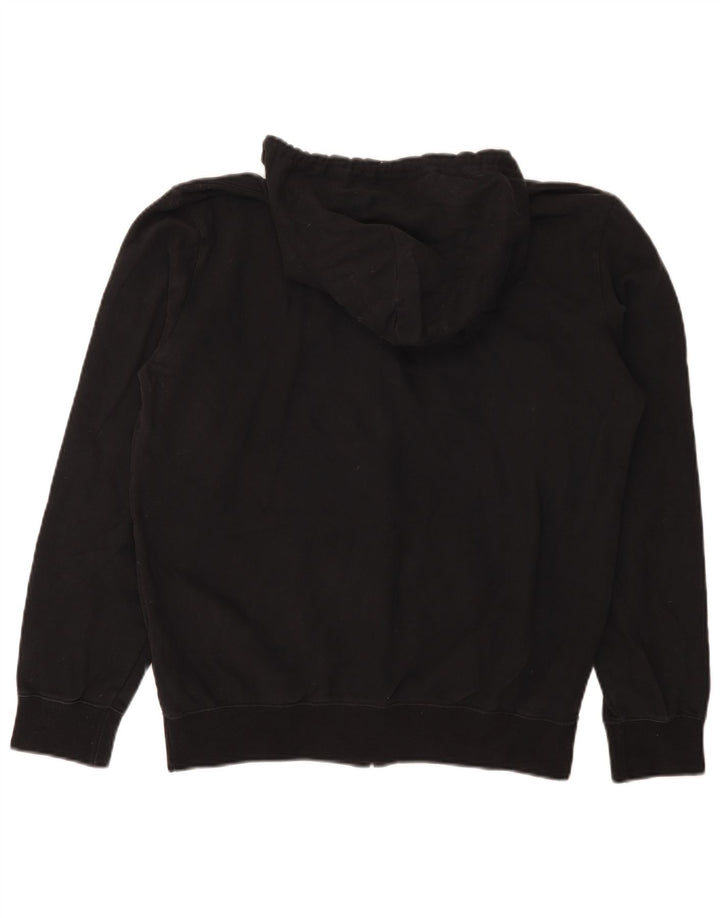 Champion Herren-Kapuzenpullover mit grafischem Reißverschluss, mittelschwarz, Baumwolle