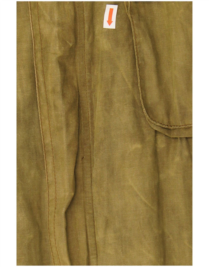 VINTAGE Mens Military Jacket UK 38 Medium Khaki