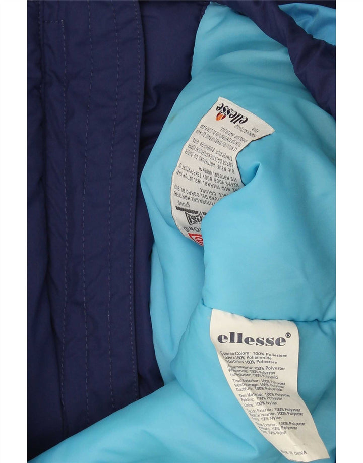 Ellesse Damen-Skijacke in Übergröße, US 8, mittleres Marineblau, Farbblock