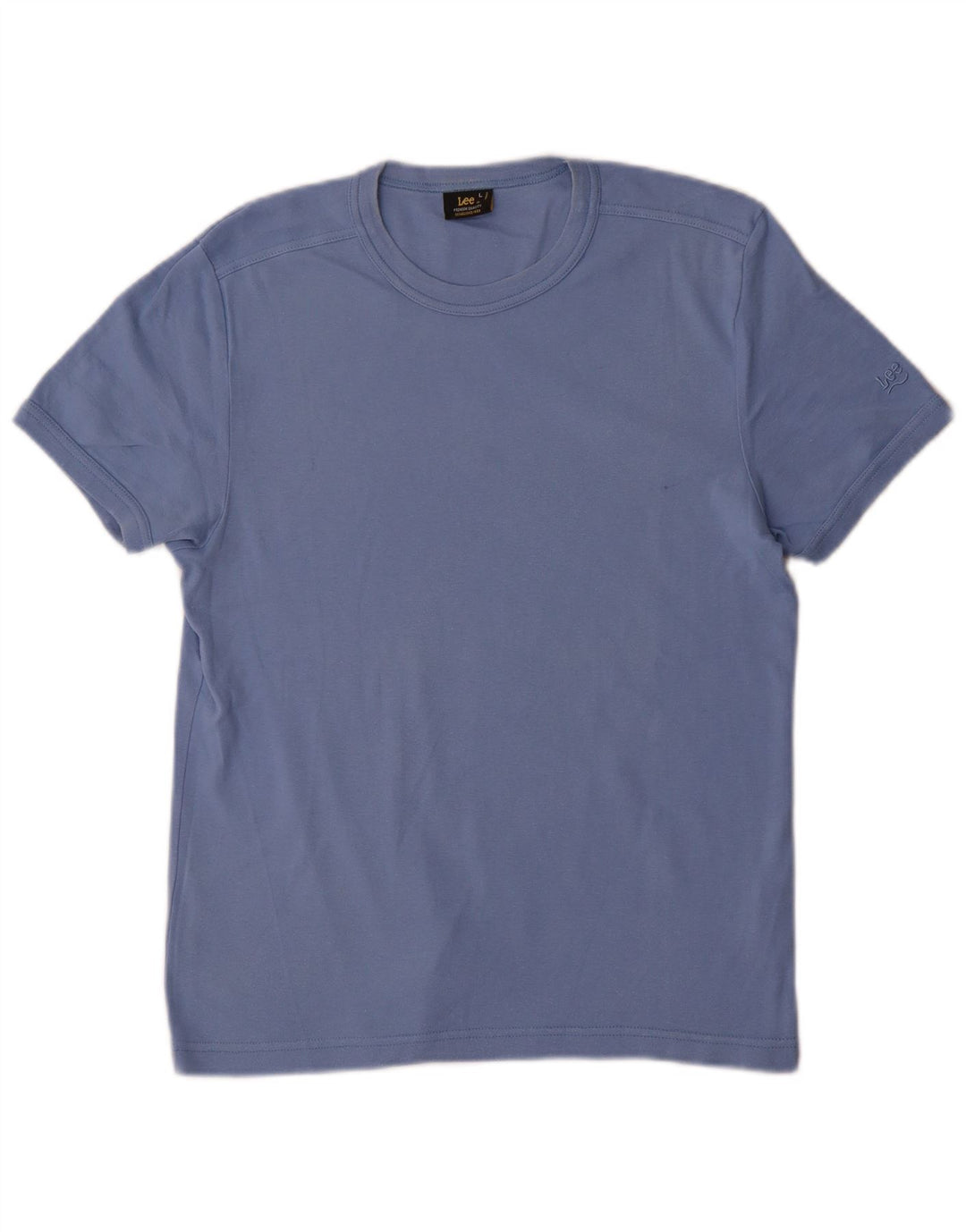 Lee Damen T-Shirt-Oberteil, groß, aus blauer Baumwolle