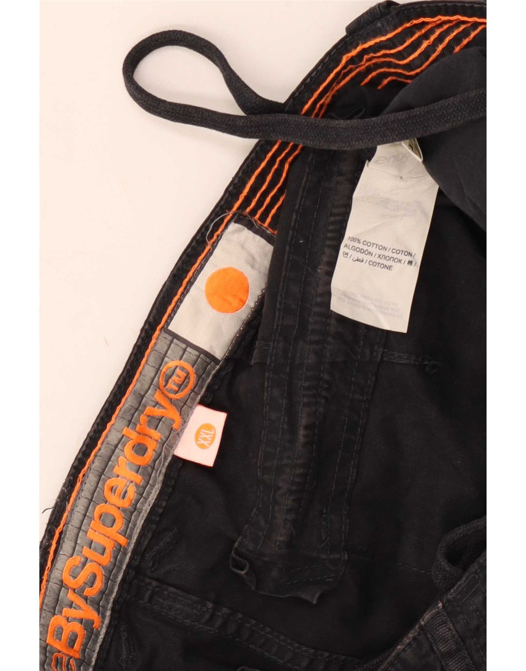 Superdry Herren Cargoshorts 2XL W38 Schwarz Baumwolle