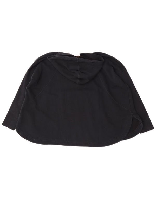 Puma Damen-Pullover mit übergroßem Kapuzenpullover, Größe S, Größe S, Schwarz, Baumwolle
