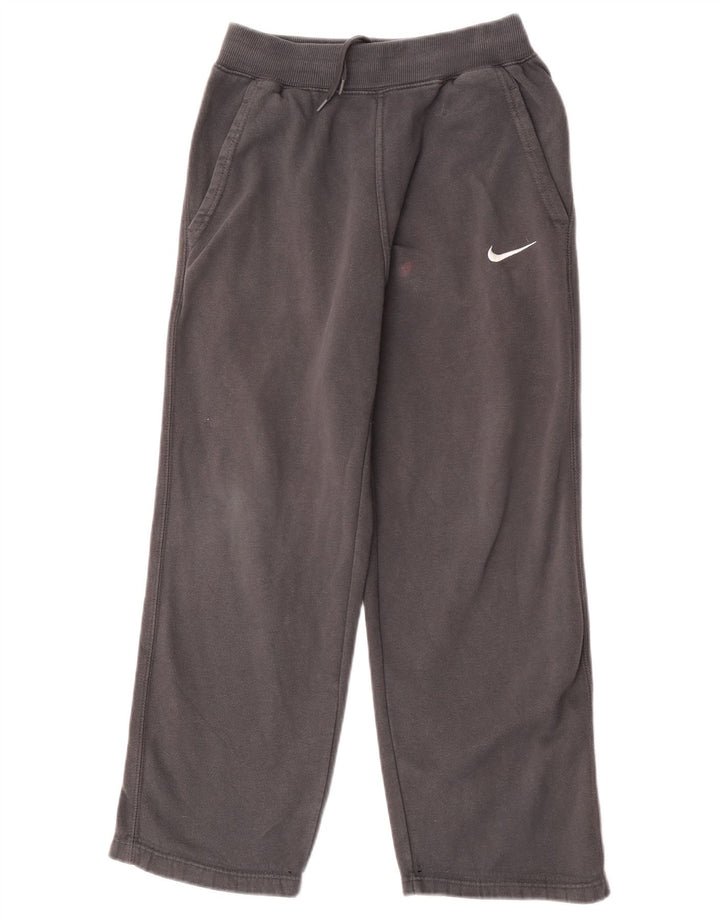 Nike Trainingshose für Jungen, 10–11 Jahre, mittelgraue Baumwolle