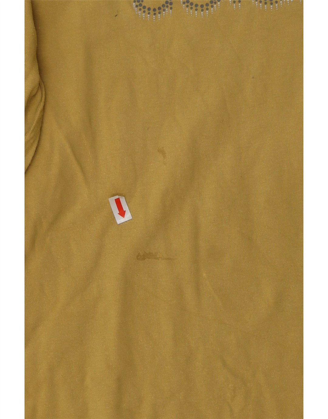 COLUMBIA Damen Graphic Top Langarm UK 14 Large Gelb Baumwolle