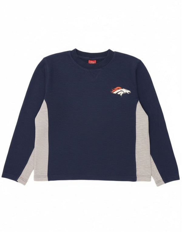 NFL Denver Broncos Sweatshirt für Jungen, 15–16 Jahre, XL, Marineblau