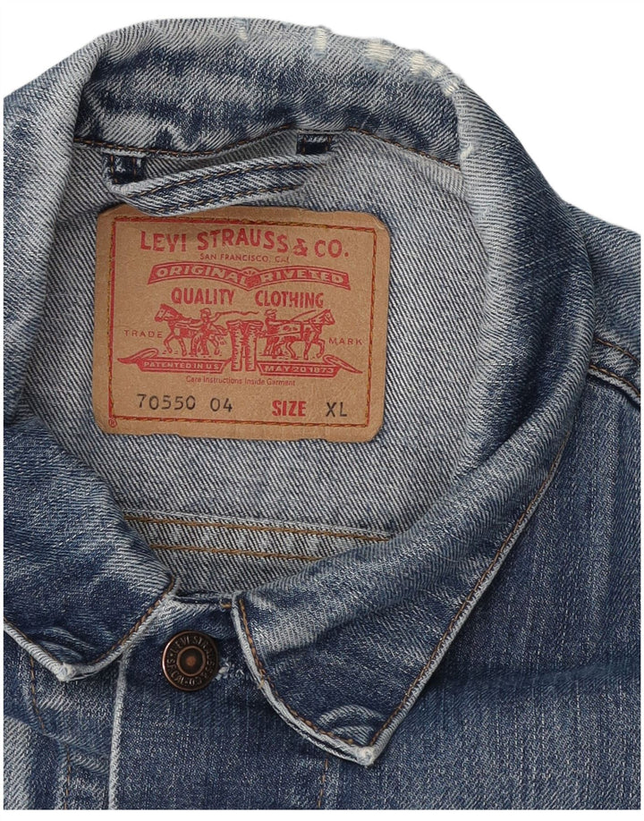 Levi's Herren Jeansweste UK 42 XL Blau