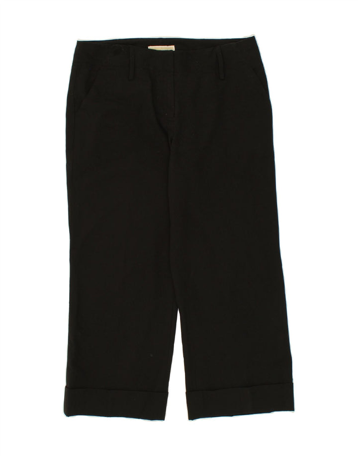 MICHAEL KORS Womens Straight Capri Trousers US 8 Medium W34 L24 Black Vintage Michael Kors and Second-Hand Michael Kors from Messina Hembry 