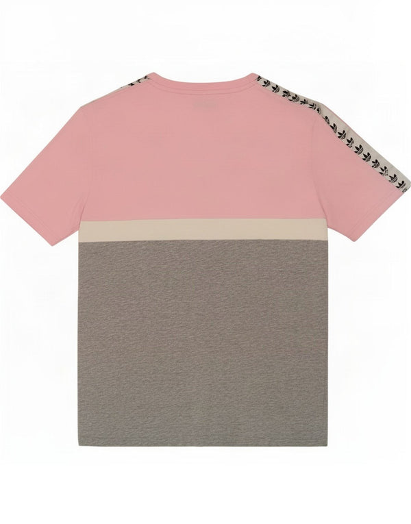 Adidas Mädchen T-Shirt mit Grafik, 15–16 Jahre, Rosa, Colourblock-Baumwolle