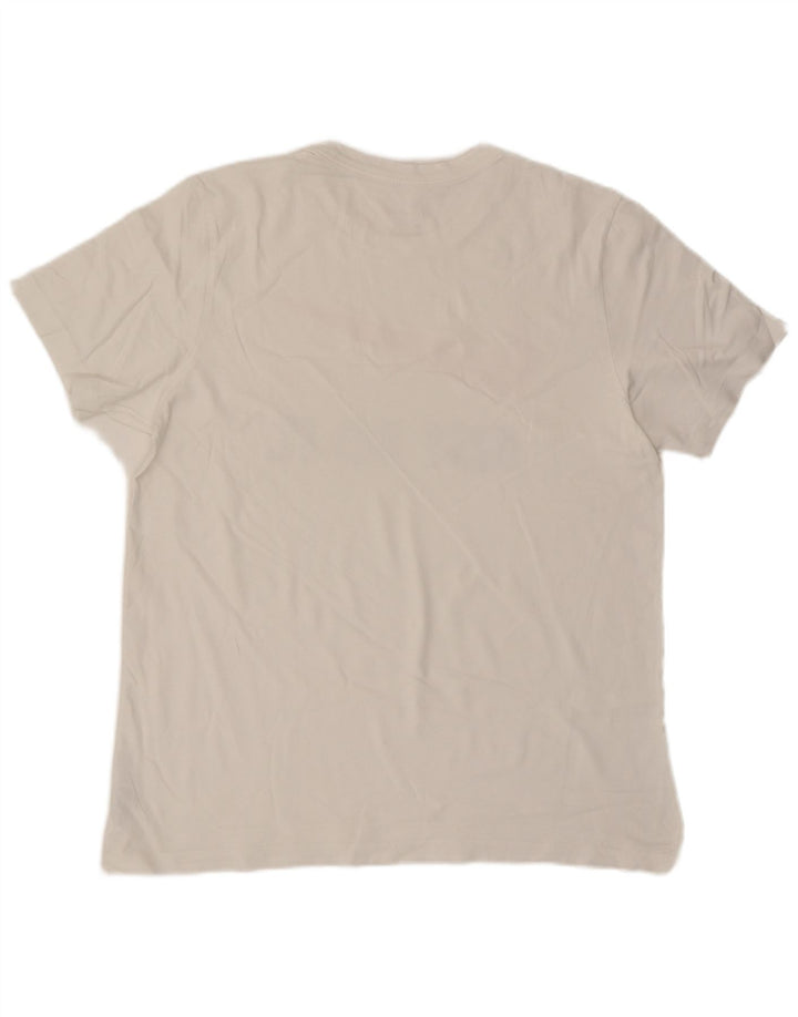 Nike Herren-T-Shirt mit Grafik, Größe L, aus weißer Baumwolle