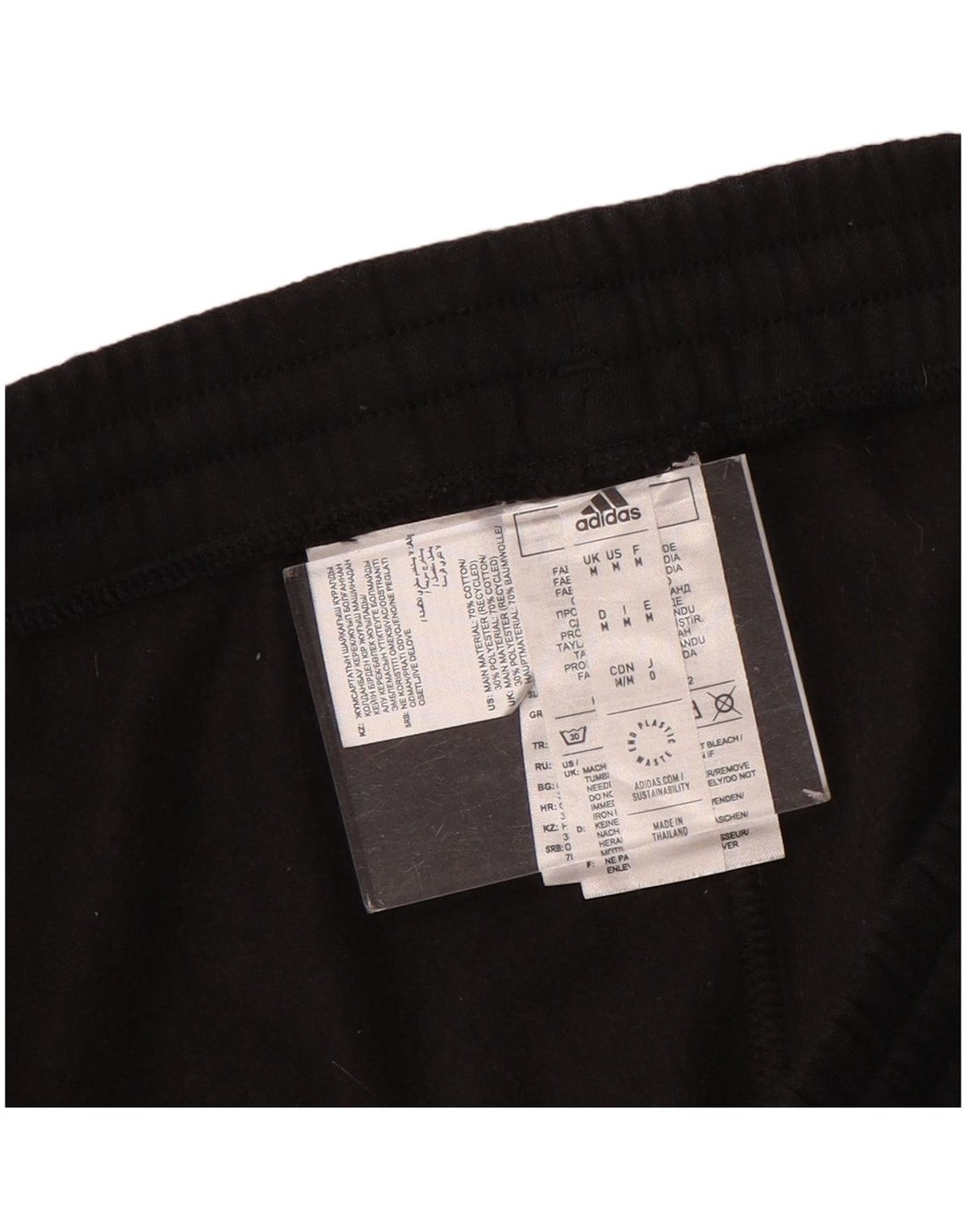 Adidas Herren-Trainingshose, Jogginghose, mittelschwarz, Baumwolle