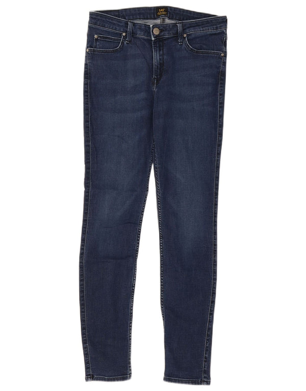 Lee Damen Scarlett Skinny Jeans W30 L29 Marineblau Baumwolle