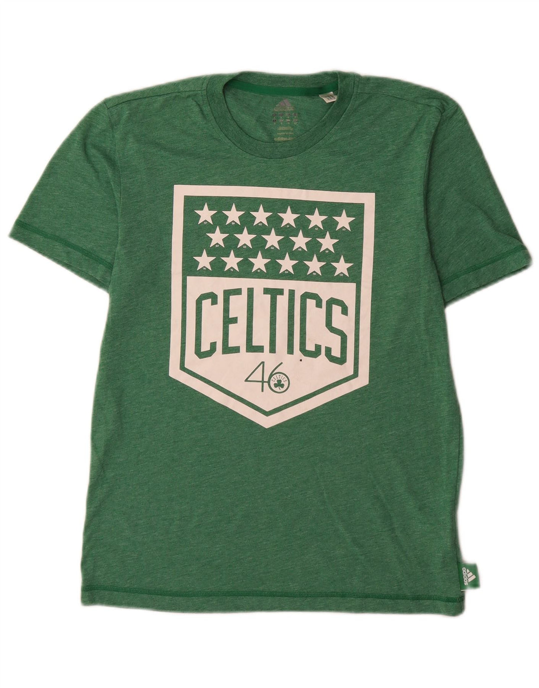 Adidas Herren Boston Celtics Graphic T-Shirt Top Small Grün Polyester