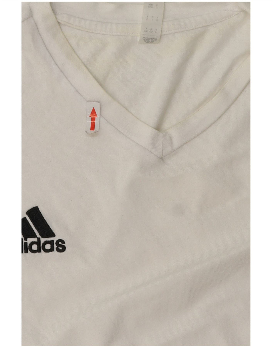 ADIDAS Herren T-Shirt Top Mittelweiße Baumwolle