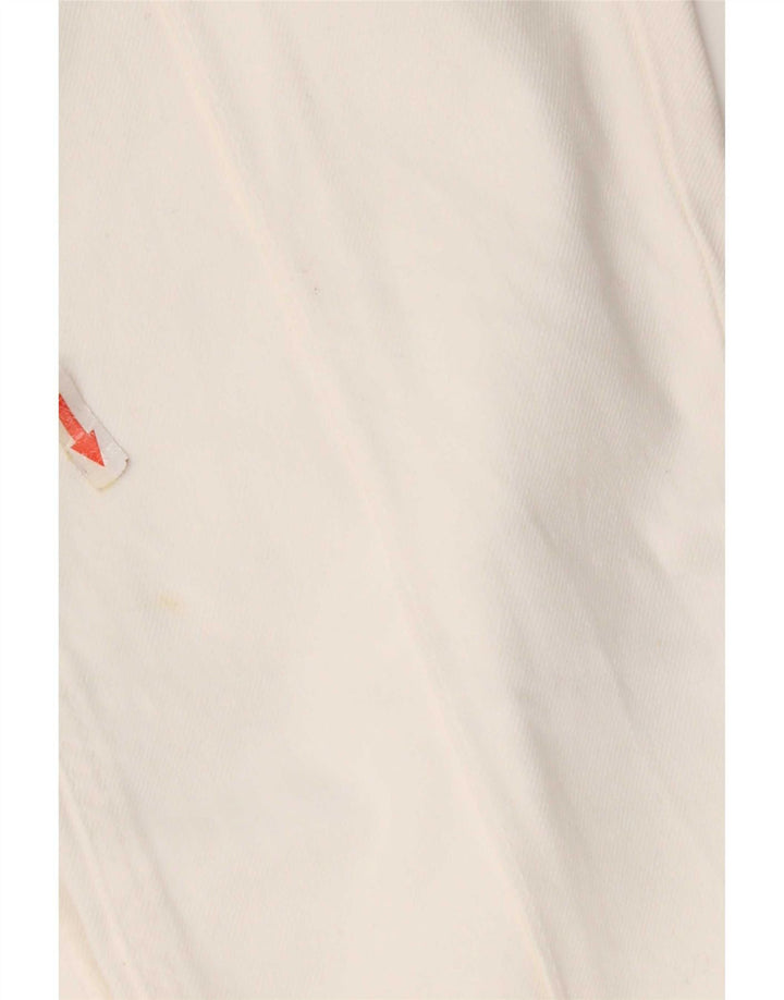 Zara Damen Straight Jeans EU 32 2XS W22 L31 Weiß