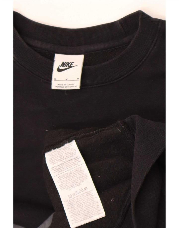 Nike Herren-Sweatshirt mit Grafik, mittelschwarz, Baumwolle