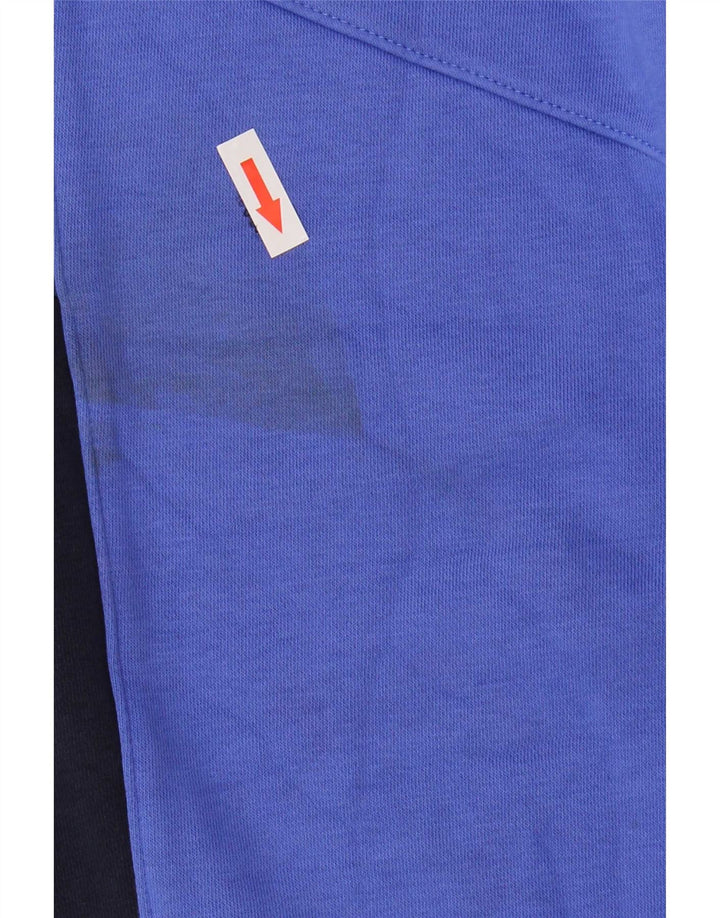 Nike Herren-Trainingshose, Jogginghose, Mittelblau, Colourblock-Baumwolle