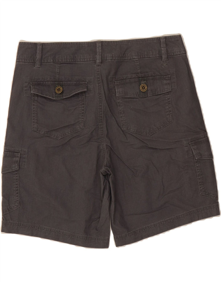 EDDIE BAUER Womens Cargo Shorts US 6 Medium W32  Grey Cotton Vintage Eddie Bauer and Second-Hand Eddie Bauer from Messina Hembry 