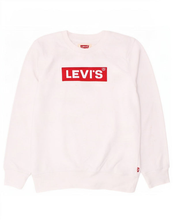 Levi's Jungen-Sweatshirt mit Grafik, 11–12 Jahre, Weiß