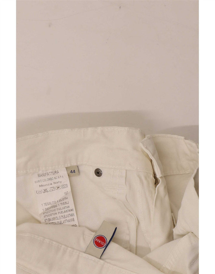 Colmar Damen Slim Jeans IT 44 Medium W30 L30 Weiße Baumwolle